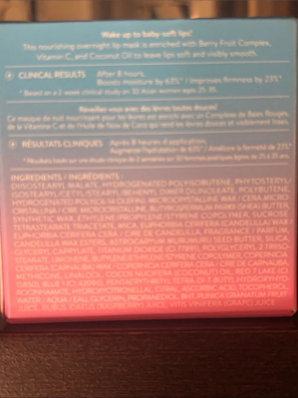 LANEIGE Lip Sleeping Mask - Blue & Pink Ombre Cotton Candy